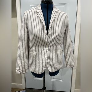 Gap Linen stripe blazer
